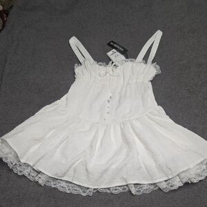 Dolls Kill (Current Mood) White Dress